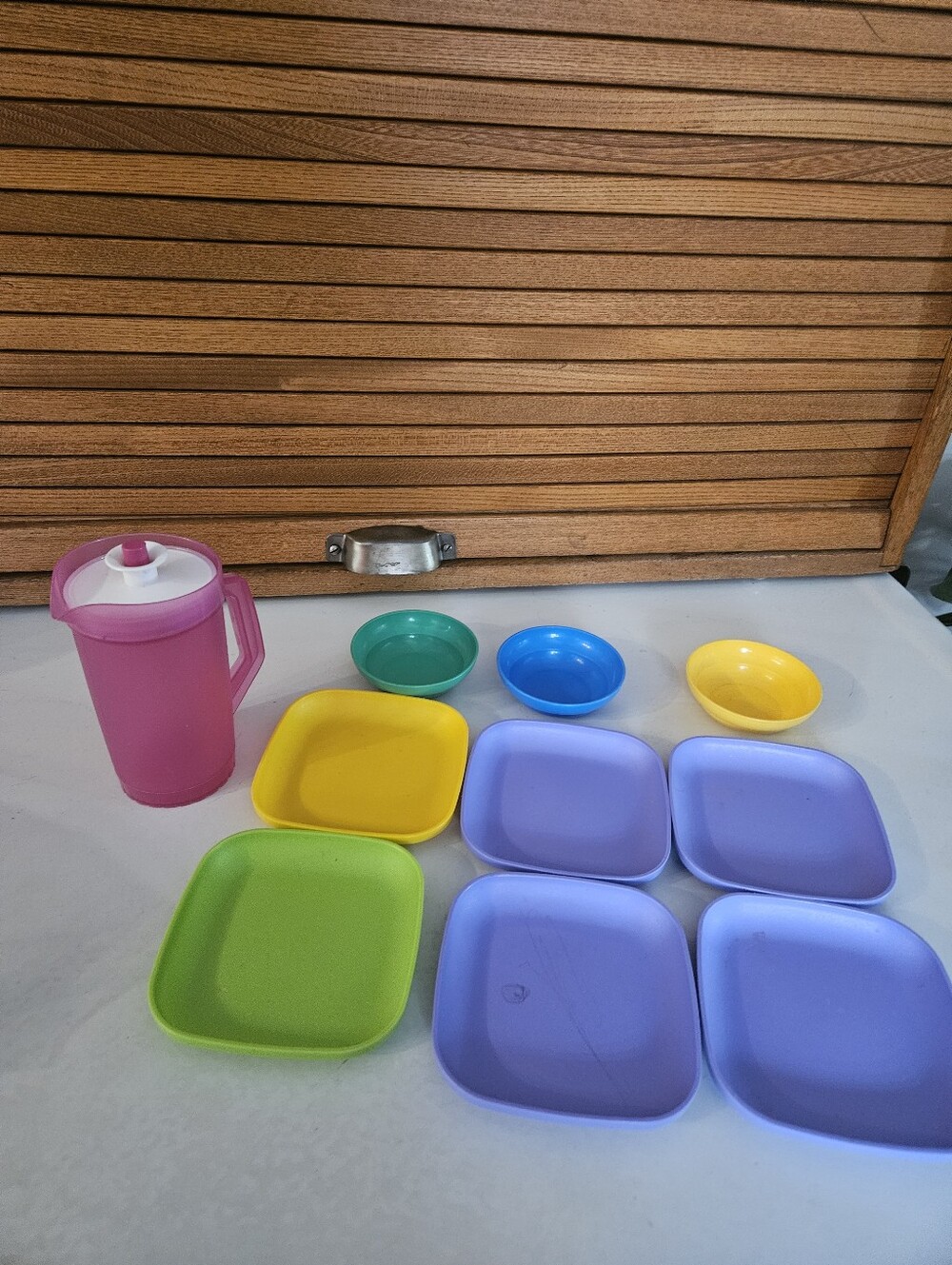 VTG Assorted Tupperware Play Dishes